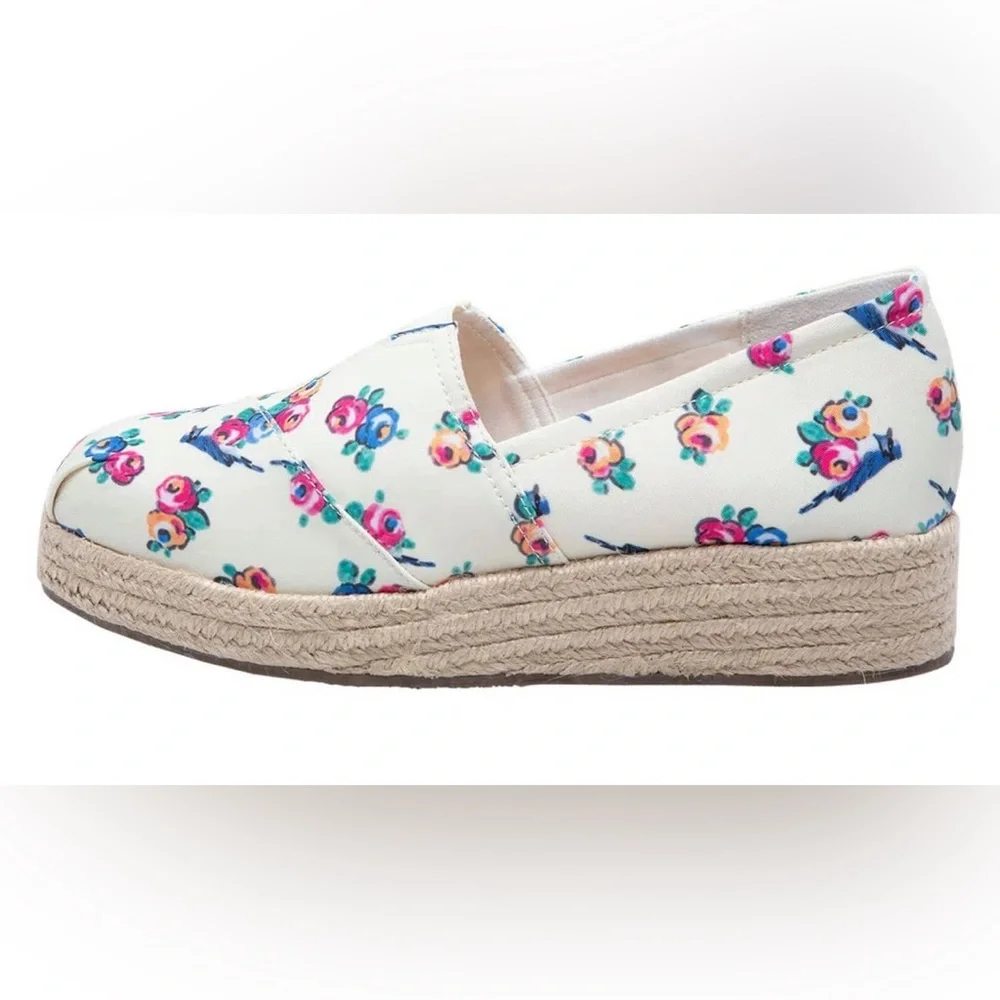 NWOB American Eagle By Payless Dixie Wedge Slip-On Espadrilles - Picture 3 of 7